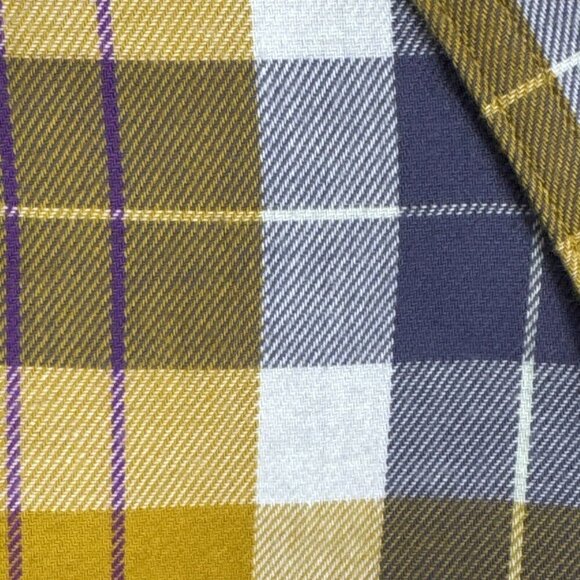 The North Face Men's L Arroyo LS Flannel Button Shirt Organic Gold Plaid NWT - Picture 5 of 15